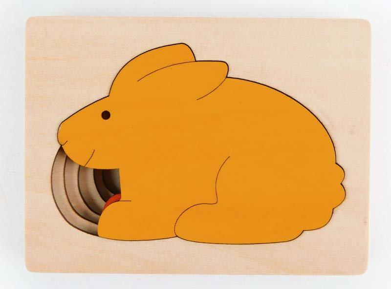 GL Puzzle - Fünf Hasen