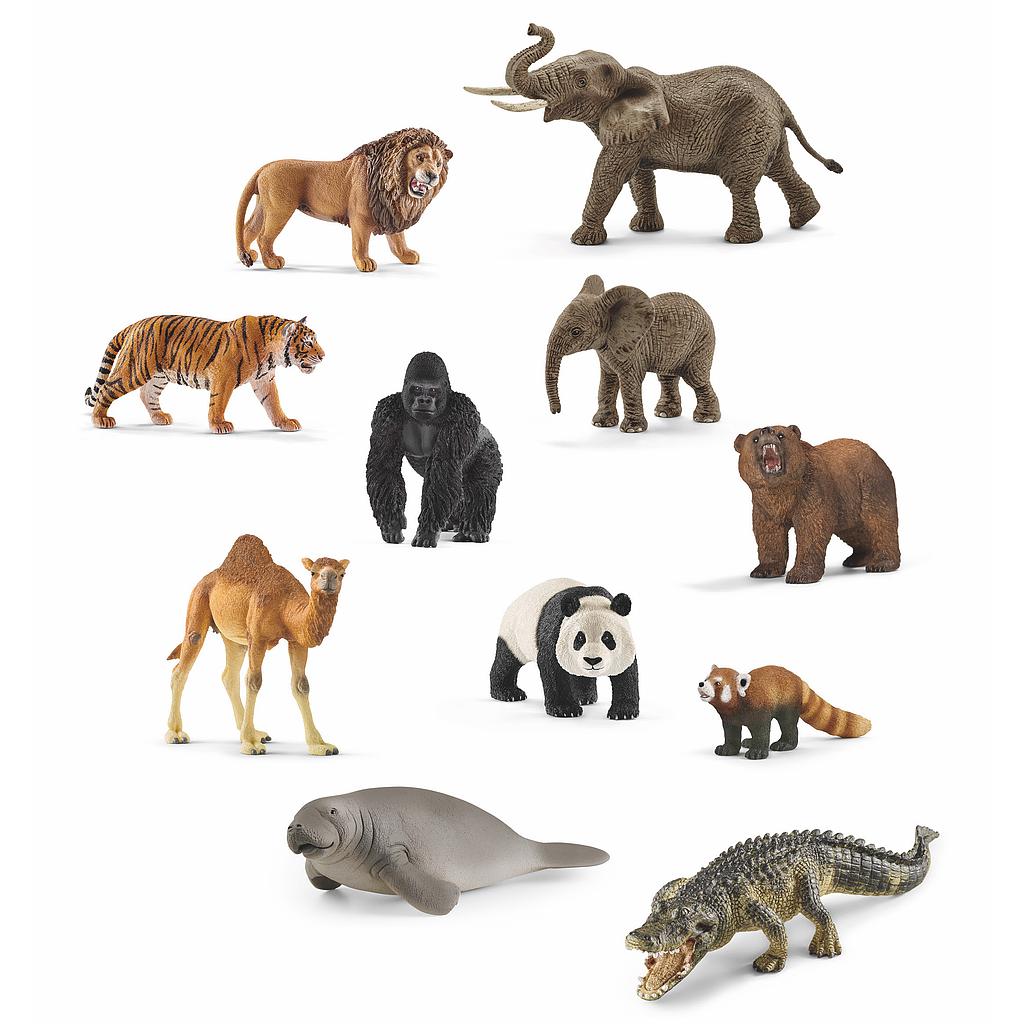 Wildtiere Set - 11-teilig