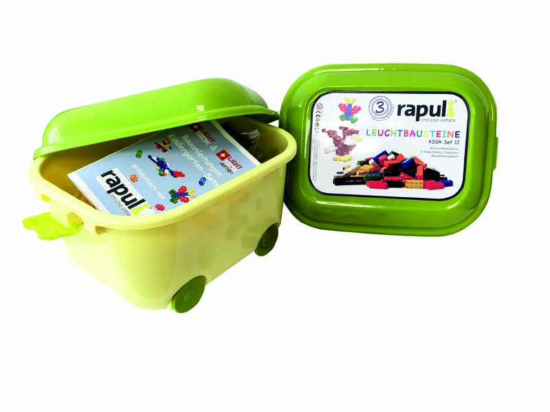 Light Stax KIGA Set II (LegoⓇ kompatibel) (360 Bausteine, 3 Seperator, 3 4x4 Power Bricks)