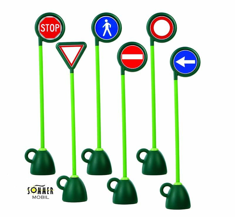 Verkehrszeichen - Set 6 / aus dem Sortiment genommen LF