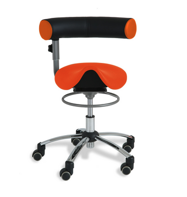 Sanus - Sattelsitzstuhl mit Rückenlehne höhenverstellbar*°° (Größen 36, 42, 46)