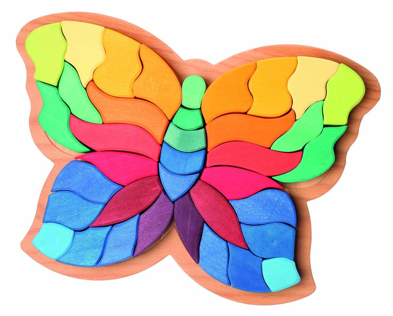 Legepuzzle Schmetterling / Aus dem Sortiment genommen 19.01.2021 / 1 Stück im Lager