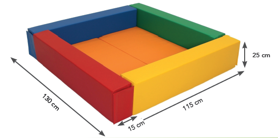 Bällebad 130x115x25⁺