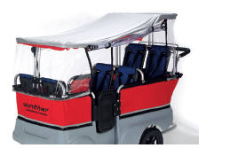 Regenschutz für Turtle Kinderbus für 6 Kinder 8900801°*