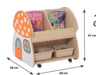 Bücherwagen Schlumpfhausen°°#´***°