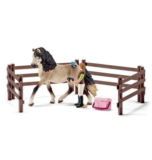 [RR42270] Schleich - Pferdepflegeset Andalusier / Aus dem Sortiment genommen