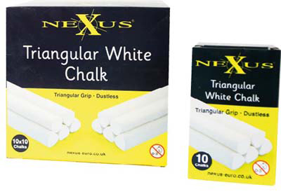 [209650] Tafelkreide Dreikant weiß / aus dem Sortiment genommen