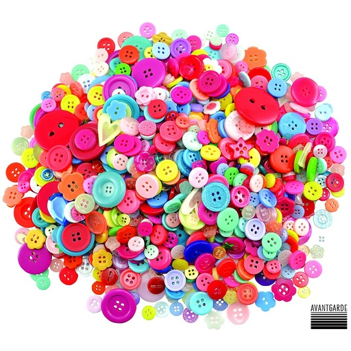 [113022] Knöpfe 500g, gemischt / Auslaufartikel LF