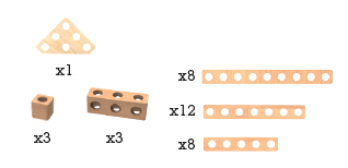 [105147] Erfinder Werkbank Holzteile Set / Auslaufartikel