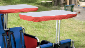 [112160] Sonnenschutz für 2 Sitzplätze, für Turtle Kinderbus Modelle 8900801, 8900802°*