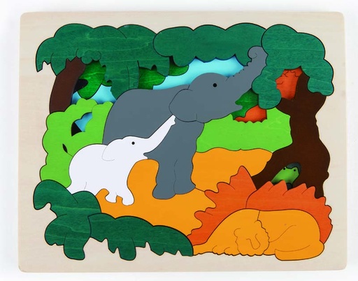 [RE6521] GL Puzzle - Asiatische Tiere